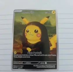 Pokemon Mona Pika x Van Gogh Black Star Promo ACG Art Card NM - Image 1
