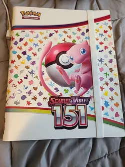Pokemon Scarlet & Violet 151 Binder Empty Pokemon Cards Slot - Image 1