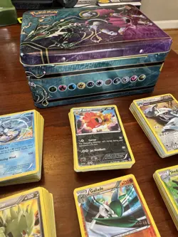 Lot ~450 Pokemon Cards with Tin - Image 1