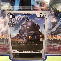 Digimon CCG Trading Card Game ADVENTURE BOX Bandai “Locomon”AB-01 New & Sealed 811039036713 - Image 2