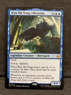 MTG Wan Shi Tong Librarian NM TLA 0078 Magic Avatar Mythic Creature - Image 1
