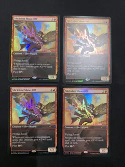 4x Slickshot Show-Off storeChampionship Promo Mtg Magic The Gathering Foil P0043 - Image 3