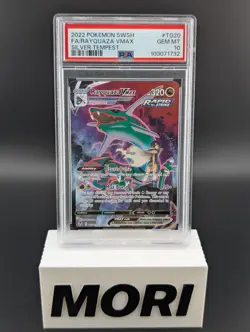 PSA 10 GEM MINT - Rayquaza VMAX #TG20 Pokemon TCG Silver Tempest - Image 1