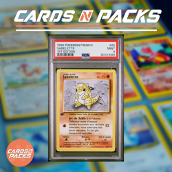 Carte Pokemon Sabelette 62/102 Set de Base Edition 1 PSA 9 MINT 🇫🇷 - Image 1