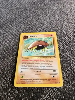 Pokemon TCG Kabuto Fossil 50 Regular 1st Edition Common - Image 2