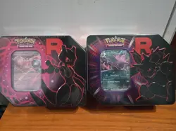 Pokemon TCG Team Rocket (Destined Rivals) Tin Factory SEALED LOT OF 2 - Image 1