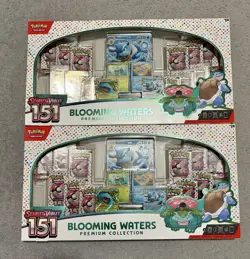 Pokemon TCG 151 Blooming Waters Boxes Set Of 2 - FACTORY SEALED - Image 1