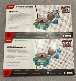 Pokemon TCG 151 Blooming Waters Boxes Set Of 2 - FACTORY SEALED - Image 2