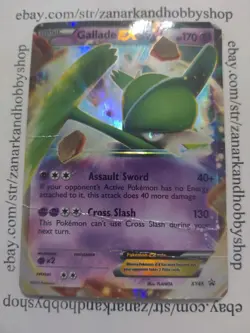 Pokemon Gallade EX XY45 Black Star Promo DAMAGED - Image 1