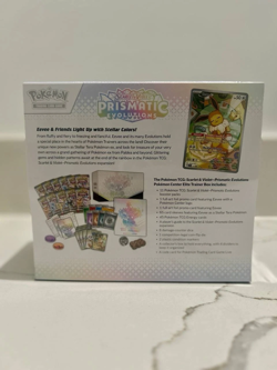 Sealed PRISMATIC EVOLUTIONS Pokemon Center Exclusive ETB Elite Trainer Box - Image 3