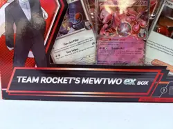 Destined Rivals Pokemon TCG Team Rocket’s Mewtwo EX Box Sealed New 2025 - Image 3