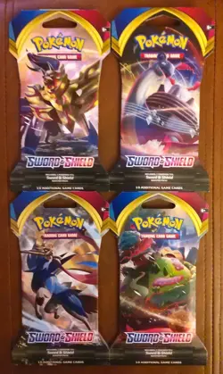 🔥 Pokemon TCG Sword and Shield Base & Rebel Clash Sleeved Booster Packs 🔥 - Image 4