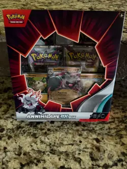 Nintendo Pokemon TCG Scarlet & Violet Annihilape EX Box - 4 Packs and 3 Promos - Image 1