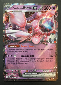 Team Rocket's Mewtwo ex 081/182 - Sv10: Destined Rivals Holo - Pokemon TCG - NM - Image 1