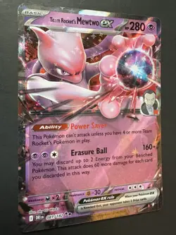 Team Rocket's Mewtwo ex 081/182 - Sv10: Destined Rivals Holo - Pokemon TCG - NM - Image 2
