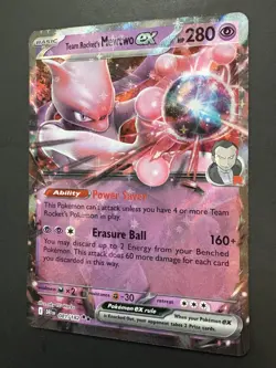 Team Rocket's Mewtwo ex 081/182 - Sv10: Destined Rivals Holo - Pokemon TCG - NM - Image 3