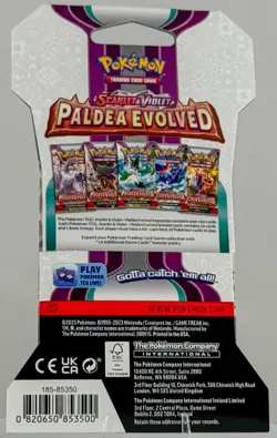 Pokemon TCG: Scarlet & Violet - Paldea Evolved - Booster Pack - Sleeved - Image 2