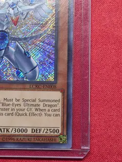 Yugioh Blue-Eyes Shining Dragon LCKC-EN008 Secret Rare 1st Ed - Image 4