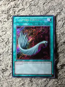 Yugioh - Harpyien-Flederwisch - Secret Rare Deutsch NM Legendary Collection 4 - Image 1