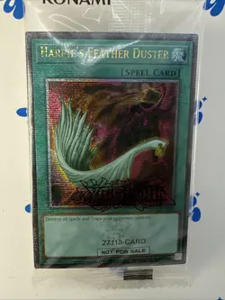 Yu-Gi-Oh • HARPIE'S FEATHER DUSTER • QCR Quarter Century EDC1-EN001 Promo - Image 1