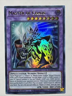 Master Of Chaos Ultra Rare 1St Edition BACH-EN036 Yugioh Dark Magician - Image 2