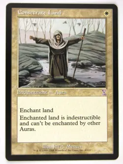 MTG Magic: The Gathering Cards: CONSECRATE LAND: TSP - Image 1