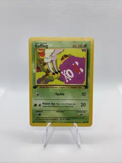 Koffing 58/82 Team Rocket Regular 1st Edition Pokemon Card TCG - Image 1