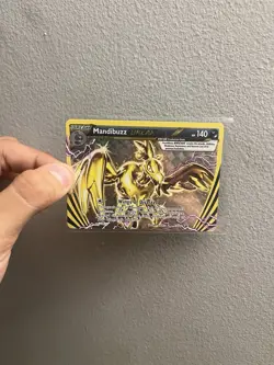 Pokemon - Mandibuzz BREAK XY182 Black Star Promo Ultra Rare Card - NM - Image 1