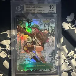 10 Grade - One Piece Card #OP12118 Jewelry Bonney. Legacy Of The Master. English - Image 1