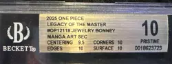 10 Grade - One Piece Card #OP12118 Jewelry Bonney. Legacy Of The Master. English - Image 2
