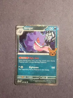 Pokemon TCG 2024 Gengar 57/91 Halloween Card Trick Or Trade Holo - Image 1