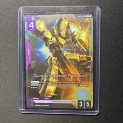 Gundam Gusion Rebake LR Dual Impact GD02-055 Gundam Card Game TCG English - Image 2