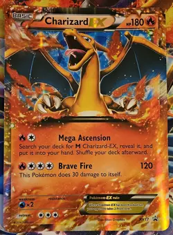 Pokemon TCG Charizard-EX XY17 Holo Promo Card Jumbo Oversized - Image 1