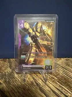 Gundam Gusion Rebake LR Dual Impact GD02-055 Gundam Card Game TCG English - Image 1