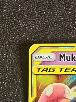 Pokemon TCG Muk & Alolan Muk Tag Team GX Unbroken Bonds Card 61/214 Full Art - Image 3