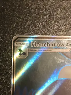 Pokemon TCG Honchkrow GX Unbroken Bonds Holo Card 202/214 Full Art Ultra Rare - Image 3