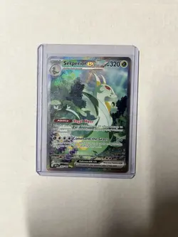 Pokemon TCG Serperior EX 164/086 SV Black Bolt Special Illustration Rare Card - Image 1