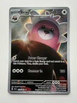 Pokemon TCG Bewear 079/064 Shrouded Fable Illustration Rare Card - NM / M - Image 1