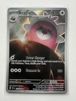 Pokemon TCG Bewear 079/064 Shrouded Fable Illustration Rare Card - NM / M - Image 3
