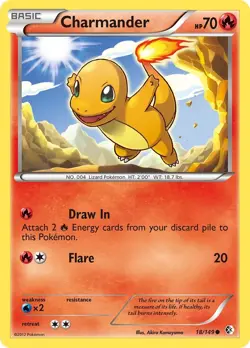 Charmander 18/149 Common Boundaries Crossed Pokemon Card - Image 1