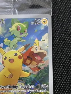 Pikachu 027 Sv: Scarlet & Violet Holo SEALED PROMO Pokemon Card - Image 4