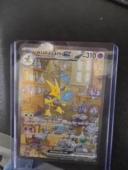Pokemon TCG Alakazam EX 151 Holo Card Scarlet & Violet 201/165 - Image 1
