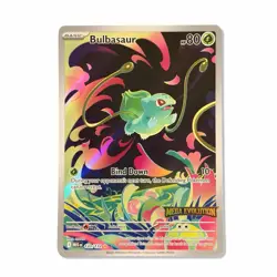 Pokemon TCG Bulbasaur Holo Card 133/132 Mega Evolutions Stamped Card NM - Image 1