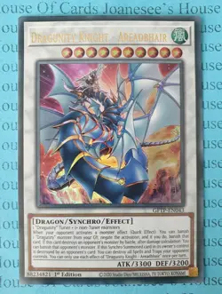 Dragunity Knight - Areadbhair GFTP-EN043 Ultra Rare Yu-Gi-Oh Card 1st NMint - Image 1