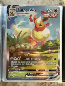 Pokemon Jumbo Card Lot (12 Cards Plus Binder) Charizard, Flareon, Pikachu - Image 2