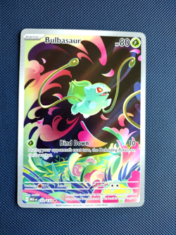Pokemon Card TCG Bulbasaur 133/132 IR Illustration Rare Mega Evolutions - Image 1