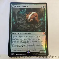 Badgermole Cub Foil NM MTG Avatar 0167 - Image 1