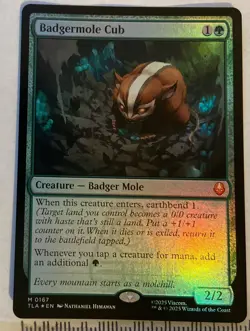 Badgermole Cub Foil NM MTG Avatar 0167 - Image 3
