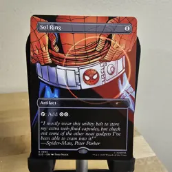MTG Sol Ring 1993 Rare Secret Lair Marvel's Spider-Man: Heroic Deeds - Image 1