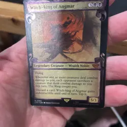 Witch-king of Angmar - Scroll Foil Showcase LTR NM-LP- MTG - Lord of the Rings - Image 2